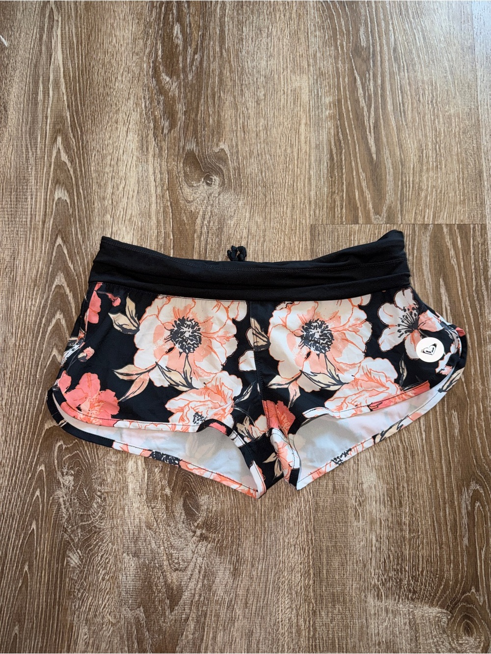 Roxy Women's Black Floral Board Shorts